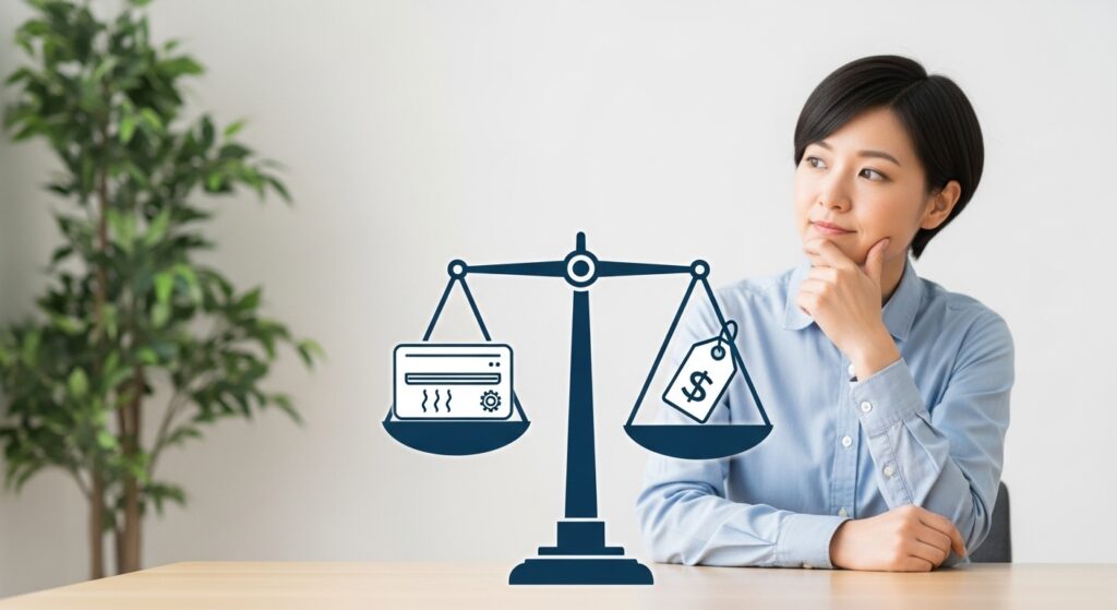 コロナエアコンの価格と性能のバランスは？