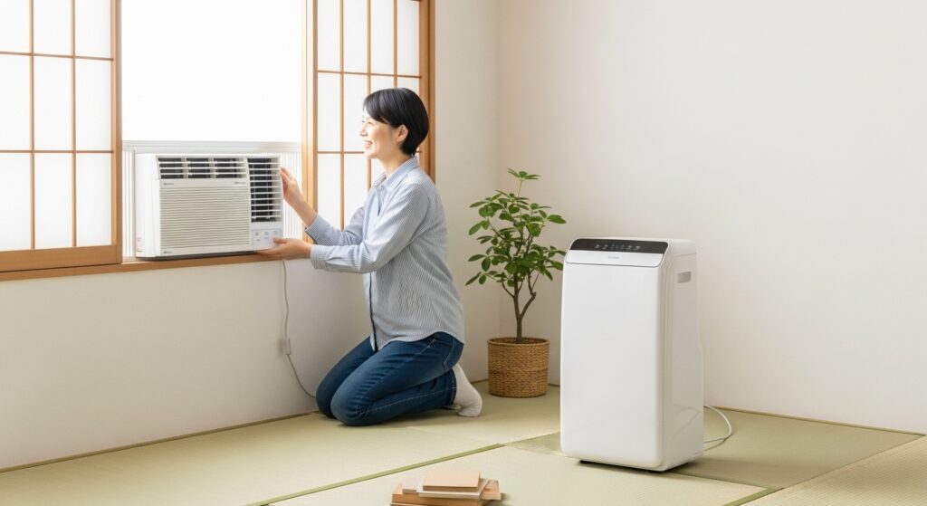 工事不要の3畳エアコンはある?