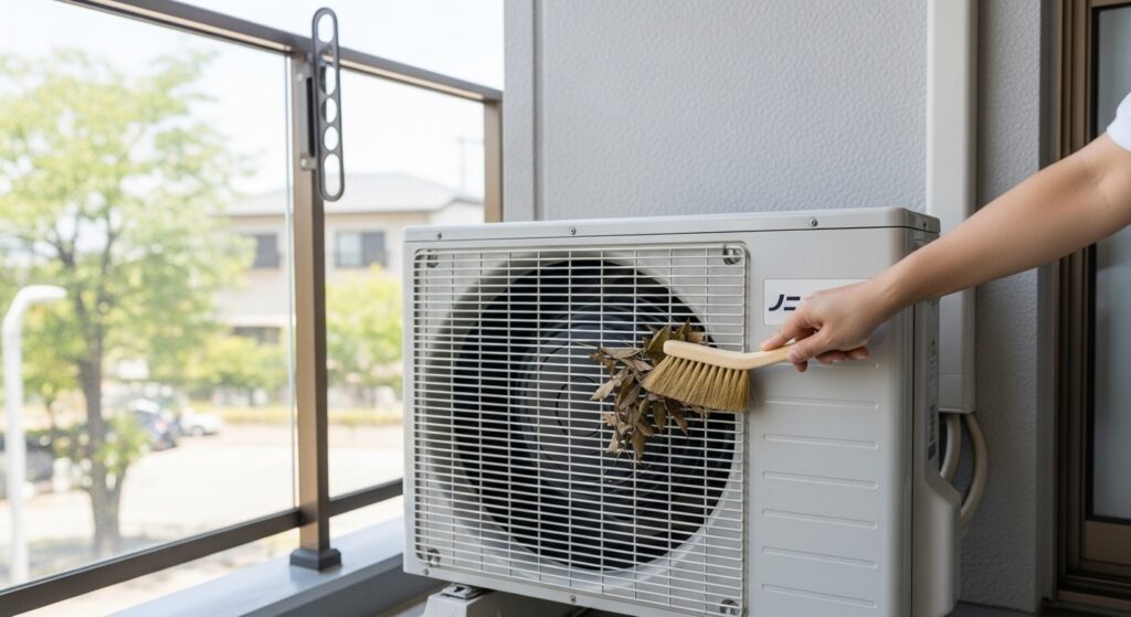 室外機は大丈夫?周辺環境と簡単なお手入れ