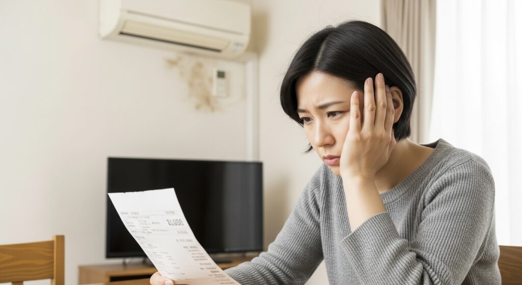 カビが引き起こす電気代上昇と故障リスク