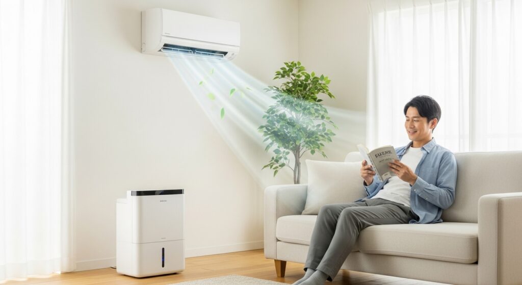 エアコン併用で快適に!電気代と上手な設定方法