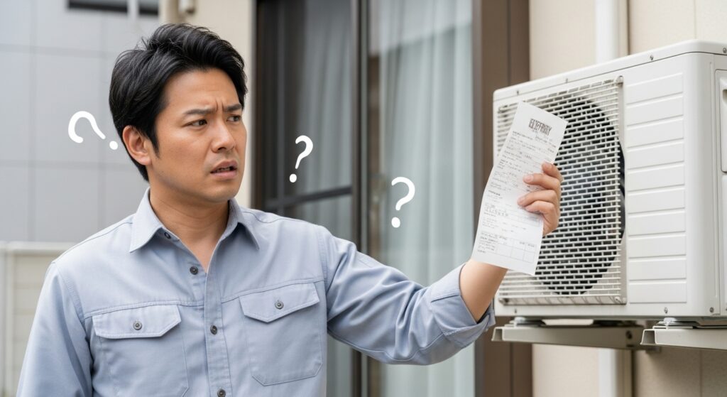実は電気代も?エアコン効率低下の懸念