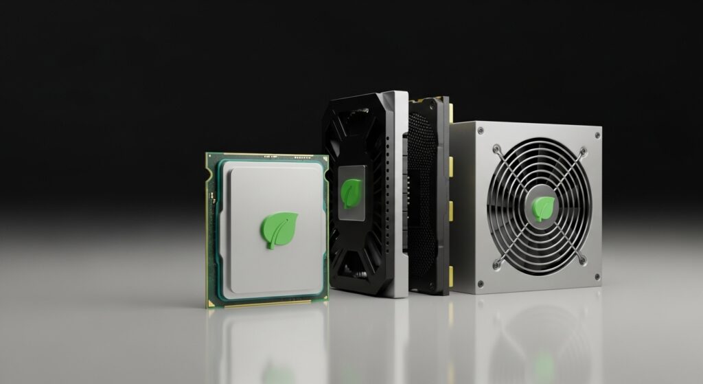 パーツ選びで差がつく!省エネCPU・GPU・電源のポイント