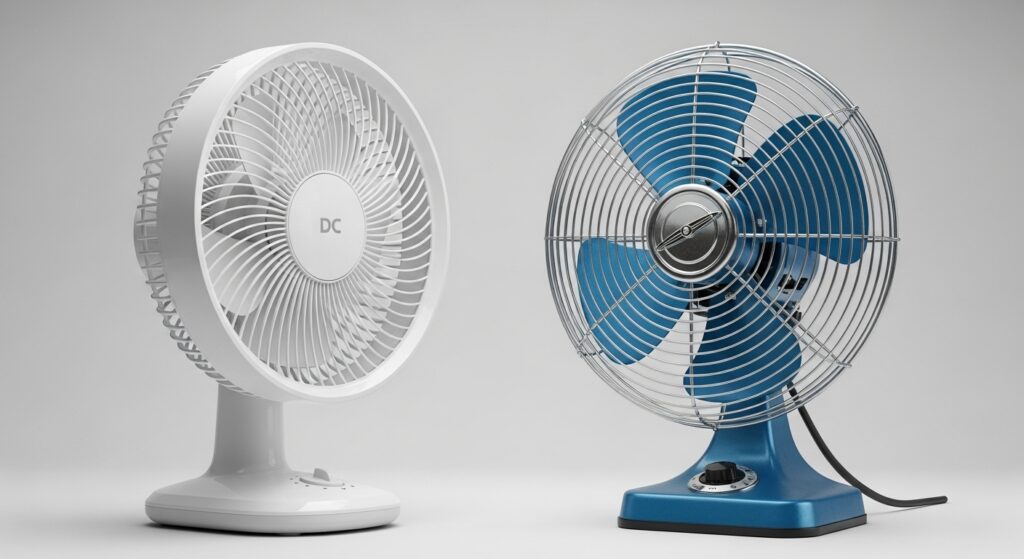 新しい扇風機と古い扇風機、何が違う?