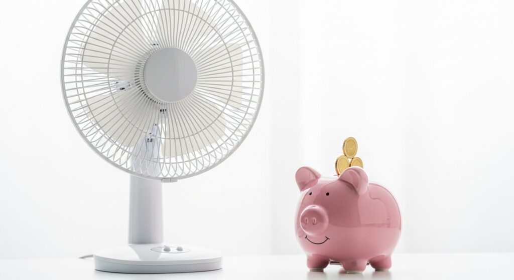 扇風機つけっぱなしで電気代はどれくらいかかる?