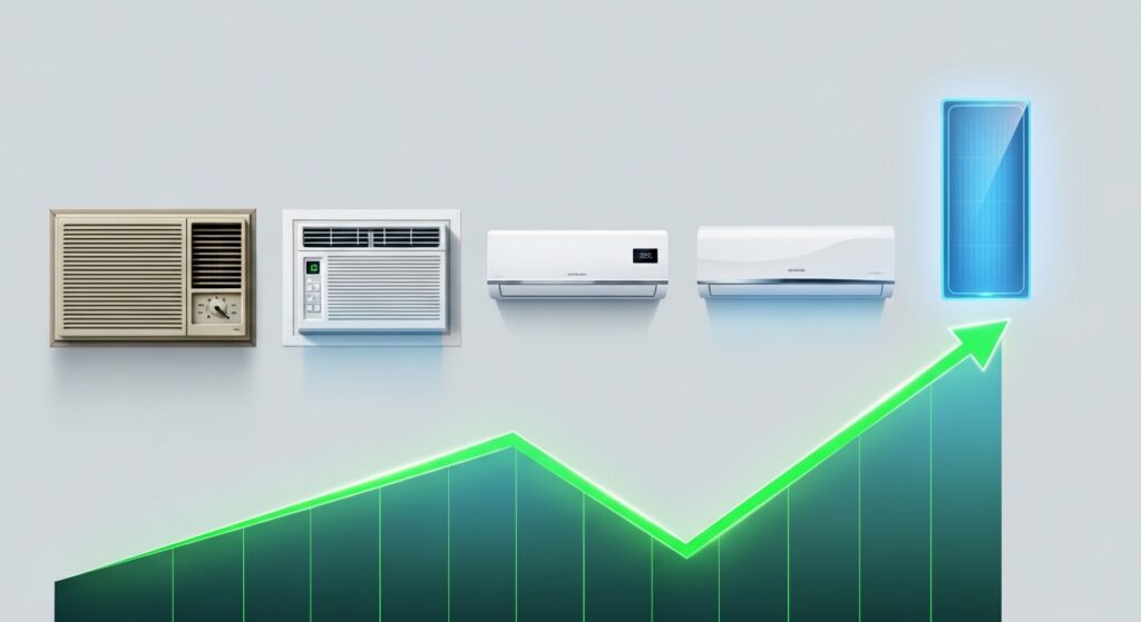 省エネ性能（APF）の進化