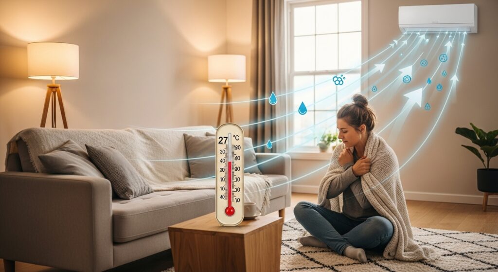 27度なのに寒い?原因は「湿度」と「風」にあった