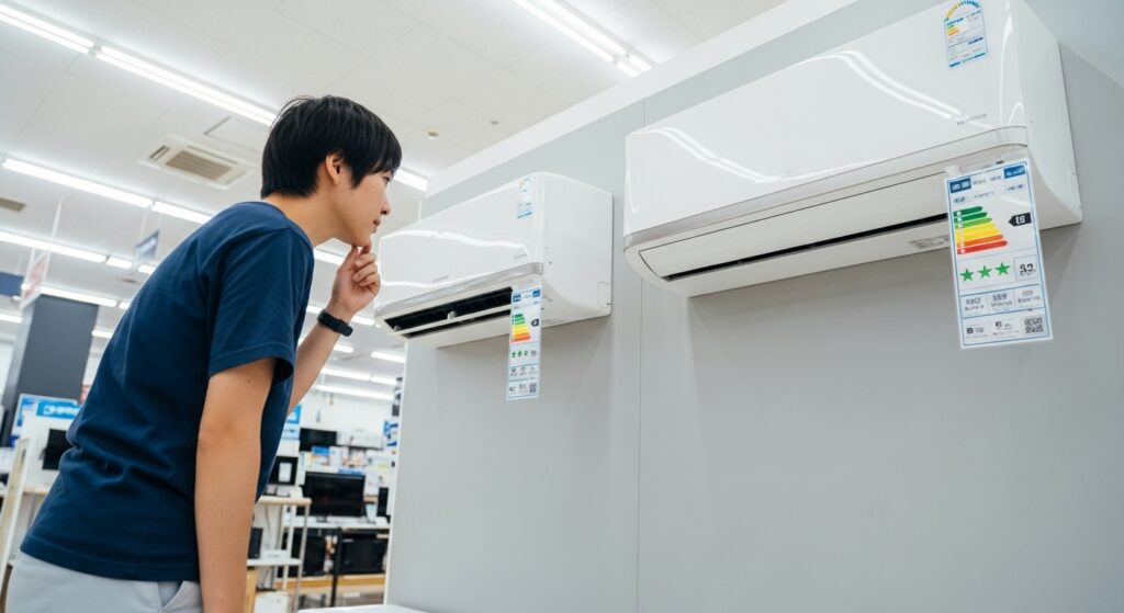 最新エアコンの消費電力は?メーカー・畳数別比較