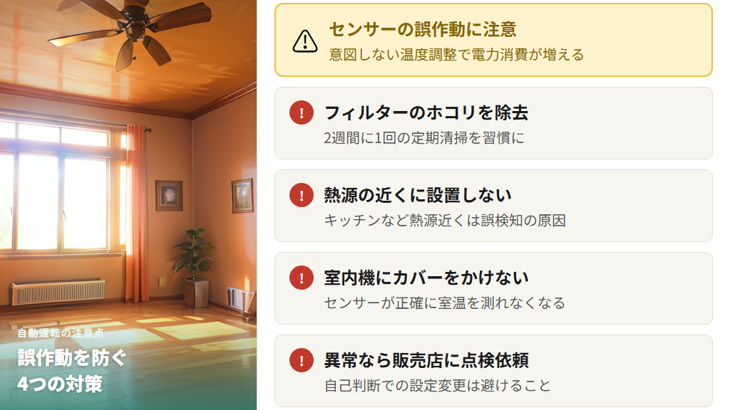 自動運転時の注意点と誤作動を防ぐための対策