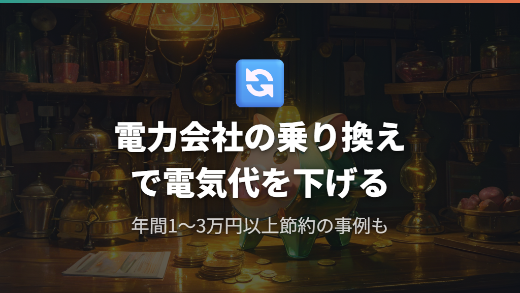 電力会社・契約プランの見直しで電気代を根本的に下げる