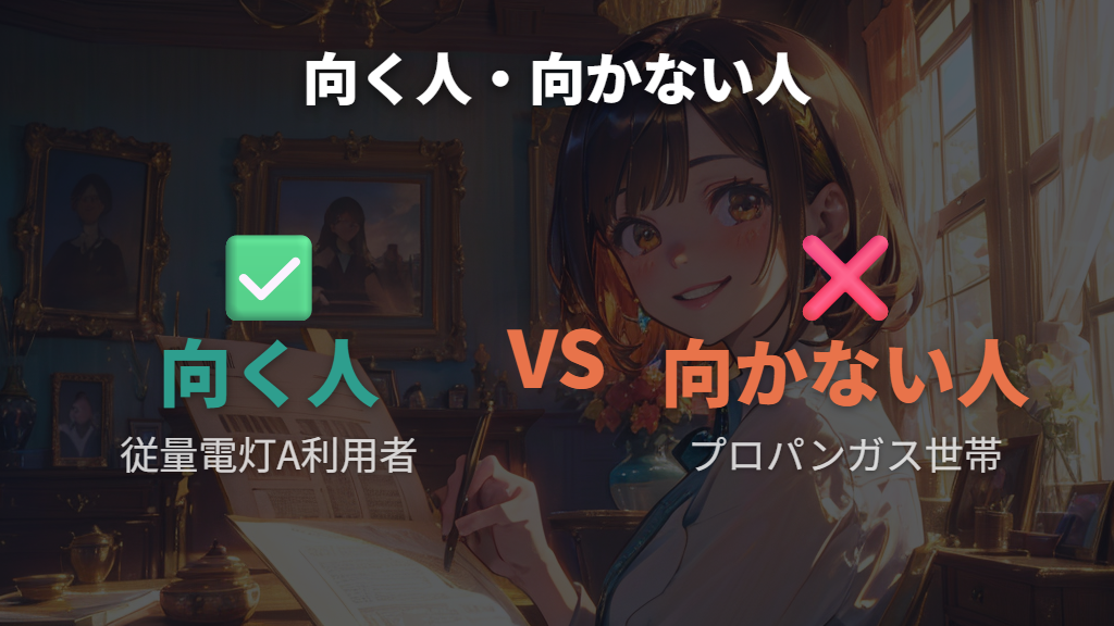 なっトクでんきが向く人・向かない人の判断基準