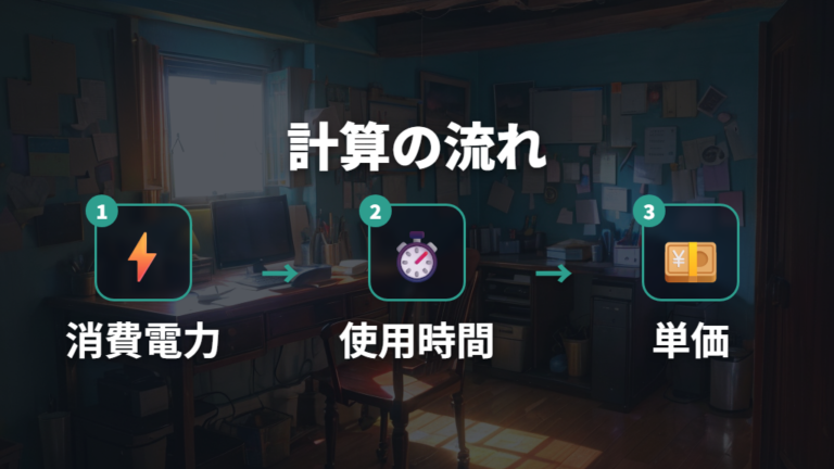 1時間・1日の電気代目安を計算式でつかむ