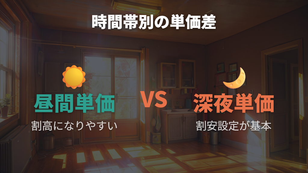 昼間高単価プランが招く電気代の増加リスク