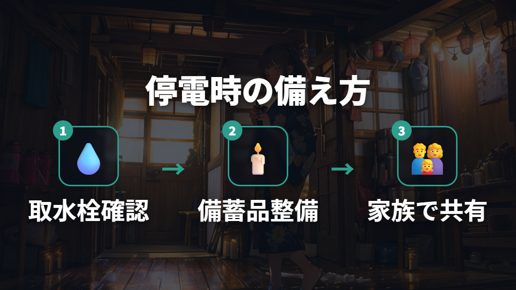 停電時に給湯器が機能停止する脆弱性と対策