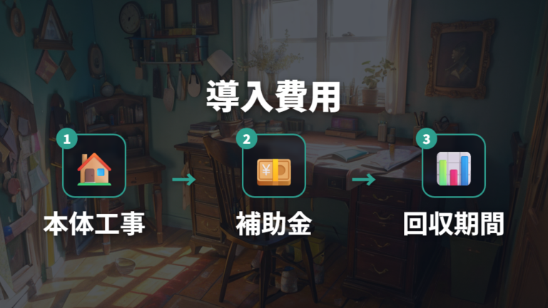 補助金込みの導入費用は初期費用と回収期間で考える