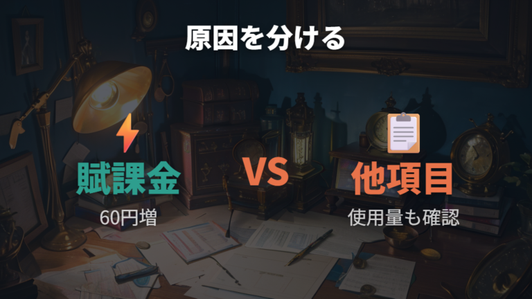 電気代が上がった理由は賦課金だけなのか