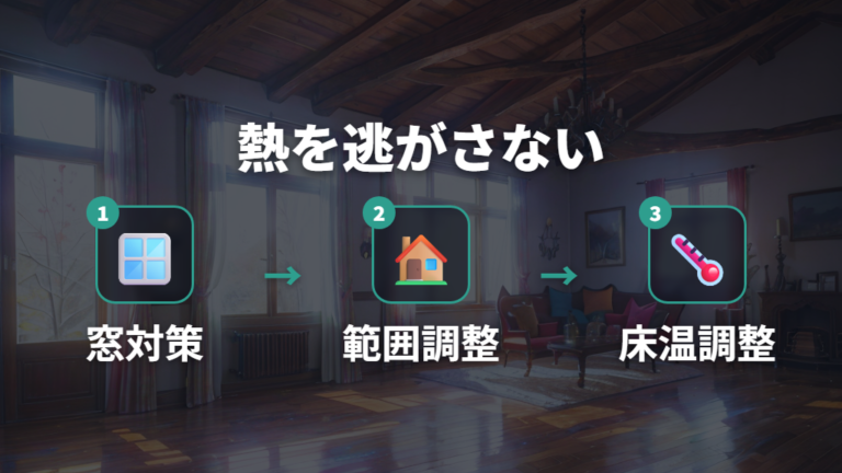 電気代を抑える使い方はオン・オフより熱を逃がさないこと