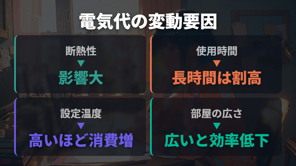 実際の使用レビューと断熱環境による電気代の変動要因