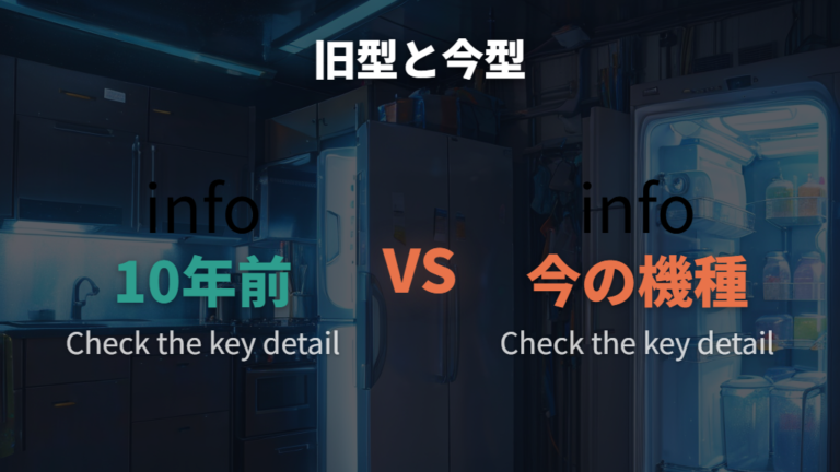 古い冷蔵庫と新型の差は本当に大きい？