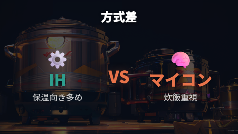 IHとマイコン式の違いは電気代だけで決めない