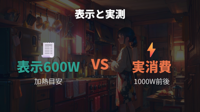 電子レンジ600Wの電気代は表示ワット数に注意する