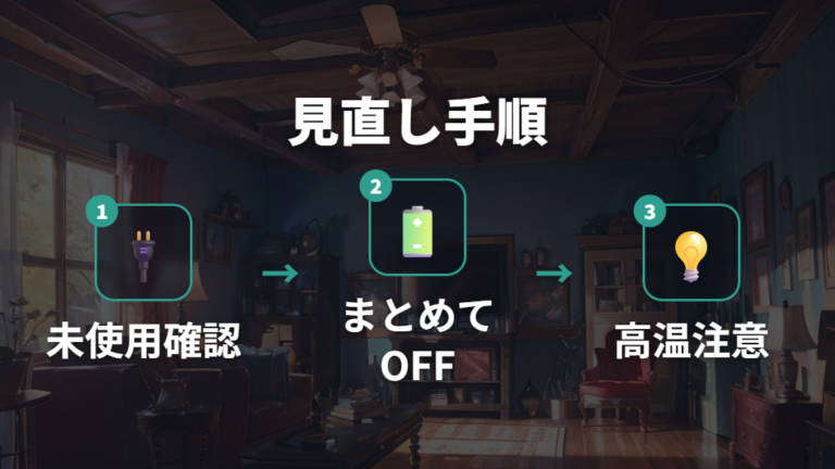 待機電力の基本と目安を家庭全体で考える