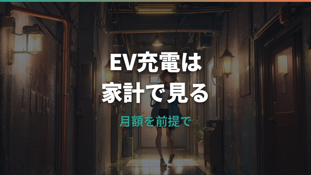 電気自動車の電気代は月いくら？自宅充電とガソリン代を比較