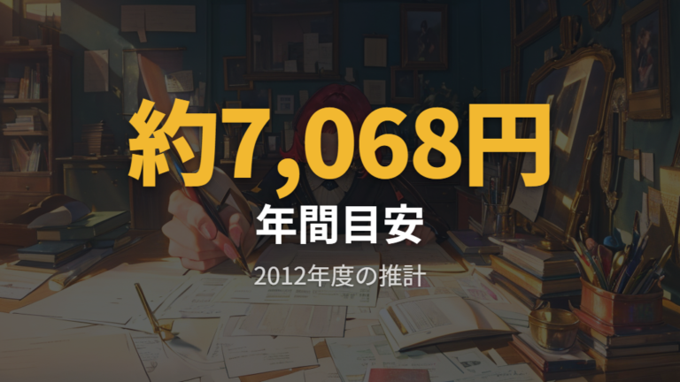 2012年度調査で見る待機電力の目安は年間約7,000円