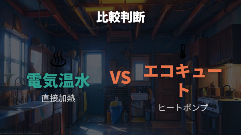 エコキュートとの電気代比較で見る差額